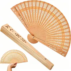 Kit 10 a 40 Leque de Madeira Japonês Oriental Lembrancinhas De Festa