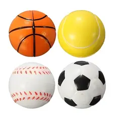 Kit 12 Bola Macia Fisioterapia Anti Stress Massagem Bola/Smile/Mapa Mundial Globo/Futebol