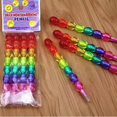 Kit 12 a 60 Lápiseiras Bolinha Cristal Colorido Arco-íris Trocar Pontas