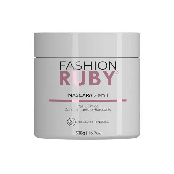 Máscara 2 em 1 Pós Química 500g Fashion Ruby Linha Gold