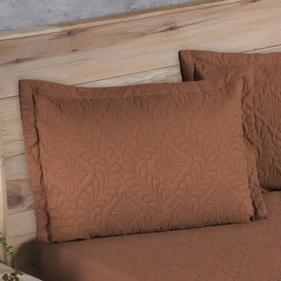 Porta Travesseiro 65cm x 45cm Matelado Liso Elegance Sem Zíper Toque de Algodão Micropercal 300 Fios