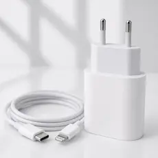 Carregador de iPhone Fonte e Cabo Com Carregamento Rápido Carregador completo 1m PD 20w lightning