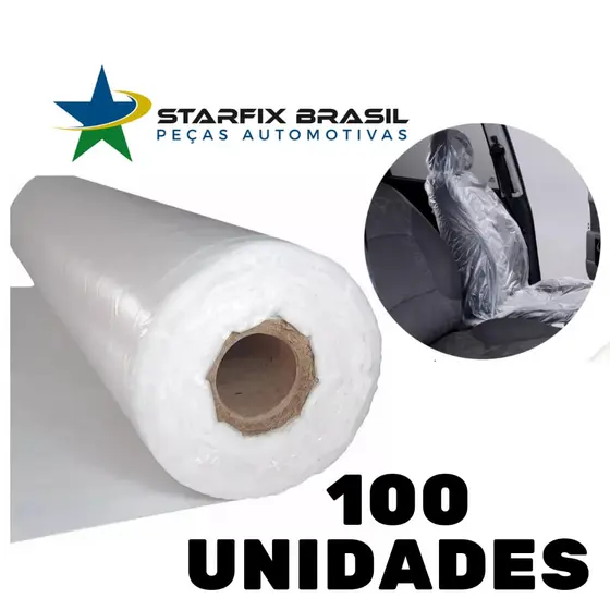 Capa De Banco Descartável Universal Carro Caminhao 100 unidades