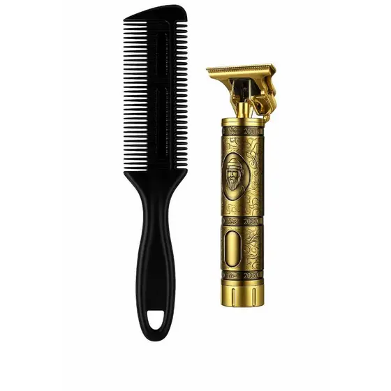 Máquina de Corte + Pente Navalhete - Barbeiro Premium kit