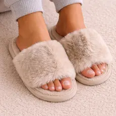 Pantufa Chinelo de Pelúcia Macia Conforto Para o Frio