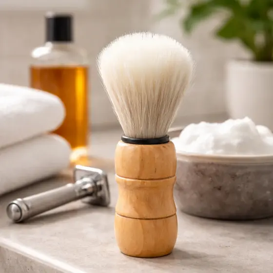 Pincel para Barba – Aplicador de Loção Pré e Pós-Barbear