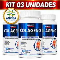 3 Colágeno Tipo 2 Não Hidrolisado Joelho Articulação Cartilagem 180 Cápsulas ( KIT PARA 03 MESES )