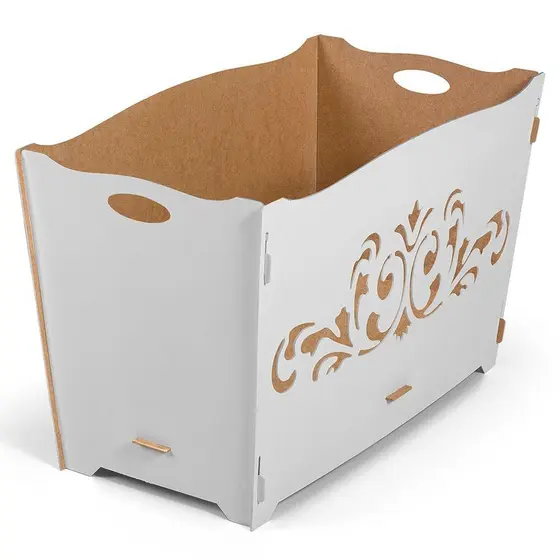 Caixa Porta Presentes Caixote Em Madeira Mdf Para Decoração De Festas Aniversários
