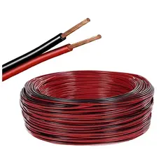 10 20 30 e 50 Metros Fio Som Automotivo Alto Falante Bicolor 0,75mm
