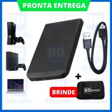 HD Externo 500gb USB 3.0 | Xbox, PS4 e Console, Muito +Espaço e Velocidade PC e Notebook