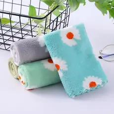 Kit Pano de Microfibra 30x30cm Estampado Margaridas – Macio, Não Risca, Alta Absorção