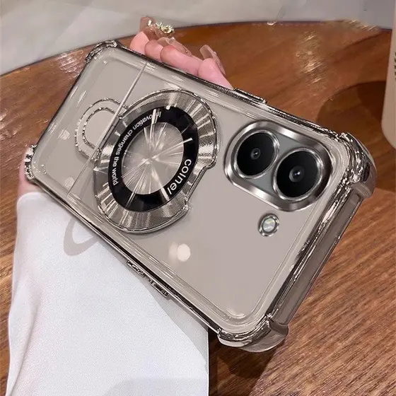 Capa De TPU Transparente Macia Suporte capinha Para Xiaomi Poco X8 Pro Max X7 X6 5G