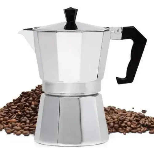 Cafeteira Italiana 6 Xícaras Alumínio Café Sem Filtro 300ml Café Moka Expesso