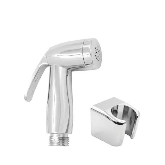 Gatilho da Ducha Higiênica ABS Cromado com Suporte