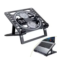 Suporte Notebook Celular Tablet Livro com 2 Ventoinhas Gamer
