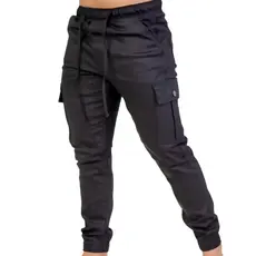 Calça Jogger Preto Bolso Cargo LS MODAS (Moda Jeans)