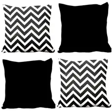 Conjunto capa de almofadas para sofá 45x45 com Zíper Invisível Lindas e Modernas
