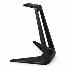 Suporte Para Fone De Ouvido Headset Para Mesa Preto Plástico