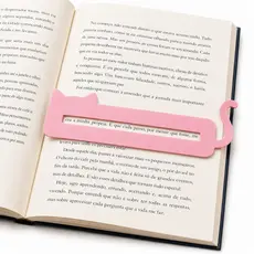 Régua De Leitura TDAH TDH Marcador De Página Gato Bookmark 2 Em 1 Auxílio Foco Escolar Estudantes Livros