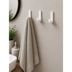 Kit Ganchos Adesivos Multiuso Parede Banheiro Cozinha Quarto Lavanderia Porta Toalha Chaves Organização