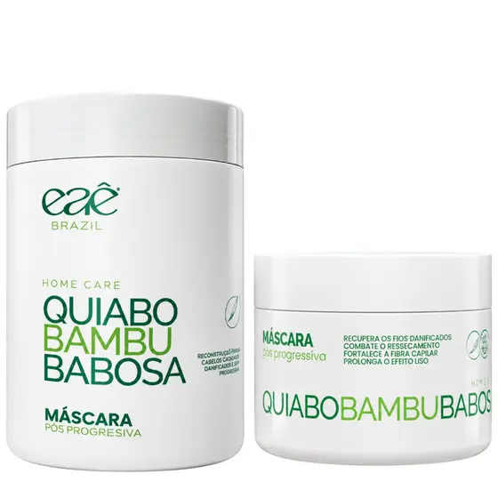 Mascara De Tratamento Intensivo Quiabo Bamboo E Babosa 1kg Eae