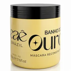 Máscara Banho De Ouro 500g Devolva o Brilho Radiante No Seu Cabelo Recontrução Capilar - Eae Brazil