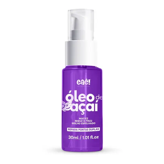 Óleo Reparador De Pontas Áçaí 30ml Eaê! Cosméticos