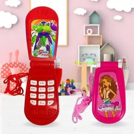 Celular Musical Brinquedo Infantil com Luz a Bateria Infantil