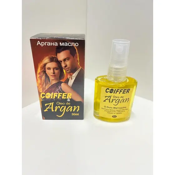 ÓLEO DE ARGAN TÉRMICO PARA CABELOS POROSOS COIFFER.