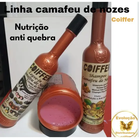 KIT QUE AUXILIA NO CRESCIMENTO E RECUPERA CABELOS SECOS E QUEBRADIÇOS COIFFER C/3.