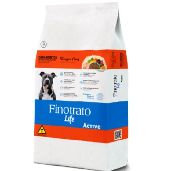 Ração Para Cachorro Finotrato Prime Active Cães Adultos Medio e Grande Porte15 kg
