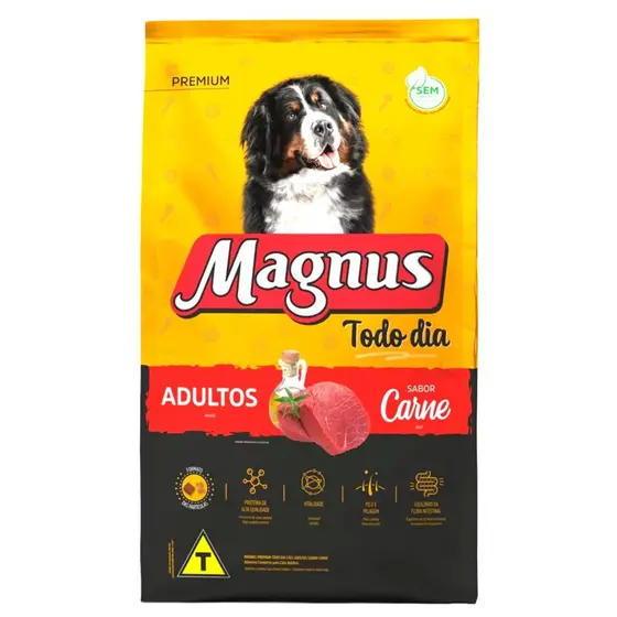 Ração Para Cachorro Magnus Todo Dia Cães Adulto Médio e Grande Porte 25kg