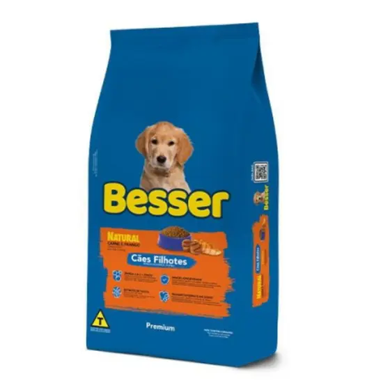 Ração Para Cachorro Besser Cães Filhotes 20 kg