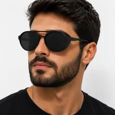 Óculos De Sol Masculino Estilo Alok Steampunk