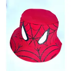 Chapéu Bucket Infantil Menino Personagem H. Aranha Spider Vermelho Varias Cores