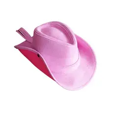 Chapéu Boiadeira Rose Cowboy Em Camurça Feminino Com Detalhes Rodeio 2024