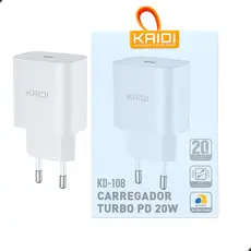 Fonte Carregador Turbo Tipo C Rápido Celular Android iPhone Tomada Parede Cabo USB Energia Potente