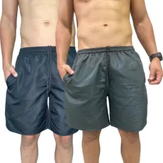 Kit 2 Bermudas Short Tactel Masculinas Corrida Academia Verão Praia Piscina
