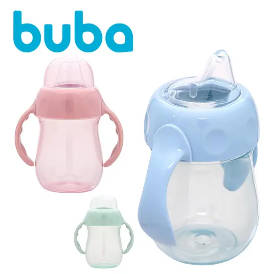 Copo De Treinamento Com Alça Bico de Silicone Buba