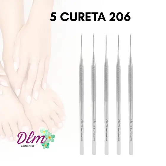 Slim - Kit 5 Goivas N° 206 - Precisão e Versatilidade para Técnicas Avançadas