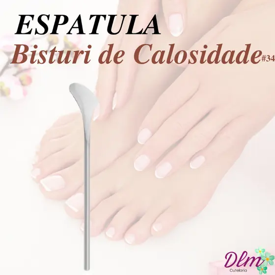 Slim - Espátula Inox Espátula de Calosidade Ref.34