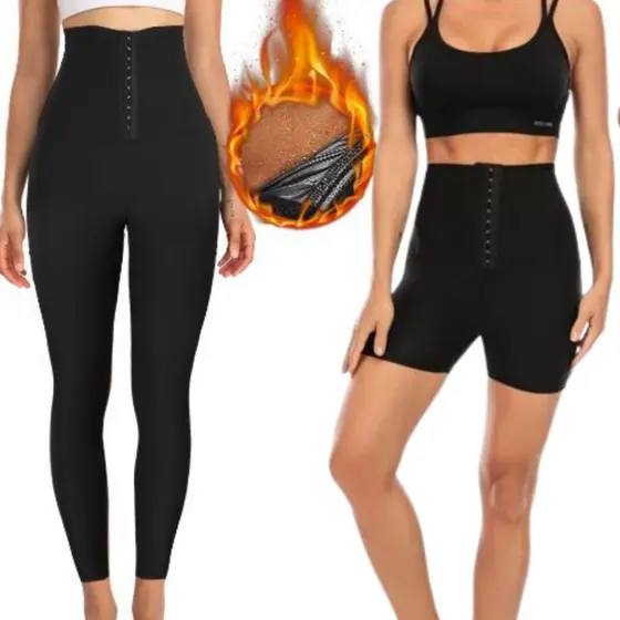 Short e Calça Sauna Emagrecimento Body Shaper Queima Gordura Modelagem