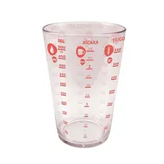 Copo Plástico Medidor Dosador Receitas Graduado 500ml