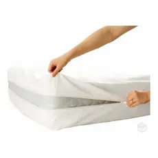 Capa Protetora Impermeavel de Colchao Solteiro com Ziper