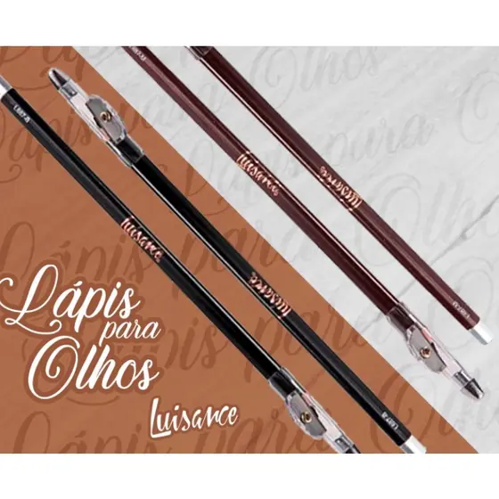 Lápis Para Olhos e Delinear C/ Apontador - Luisance L887