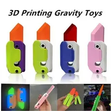 Facas De Gravidade Cenoura Truque De Brinquedo Retráteis Mágicas Propulsor Falso Gadget
