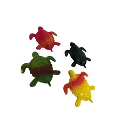 Brinquedo Infantil de Plástico Fundo do Mar Tartaruga Colorida