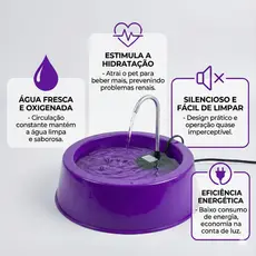 KIT FONTE bebedouro Gatos e Cachorro BIVOLT Automática bebedouro gato Bombinha Aquario 1200ML