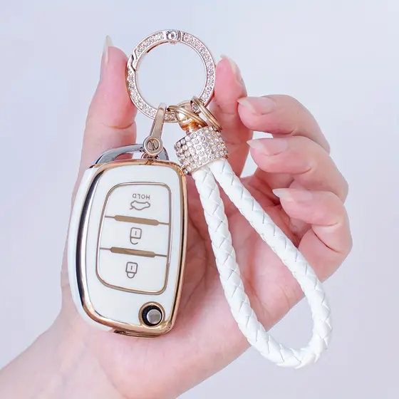 Para Hyundai Remote Flip Key Case Verna , Elantra , Santa Fe , I10 , I20 , I30 , I35 , I40 , IX35 , IX45 , Creta , Tucso