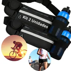 Pochete Doleira Invisivel Viagem Celular Treino Corrida Top Preto
